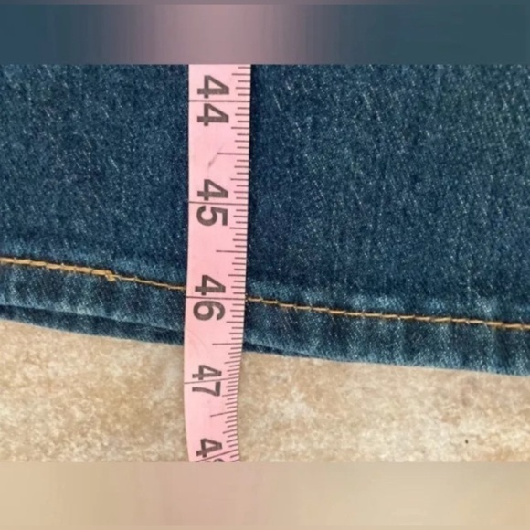 Levis 505 Jeans Men 38x34 Regular Fit Medium Wash - Picture 6 of 9